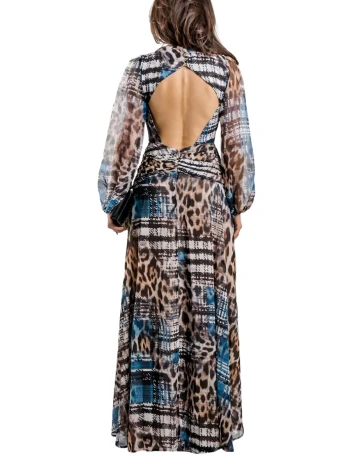 Rochie lunga Marciano Guess, mix culori, 40