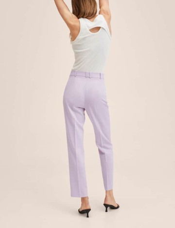 Pantaloni Mango, mov