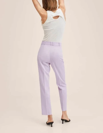 Pantaloni Mango, mov