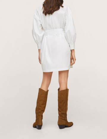 Rochie scurta Mango, alb
