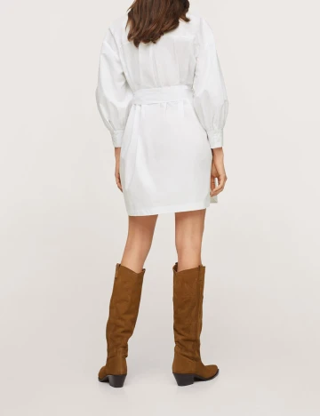 Rochie scurta Mango, alb Alb