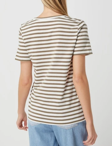 Tricou s.Oliver, alb/verde