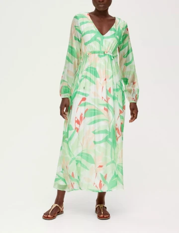 Rochie lunga s.Oliver, verde
