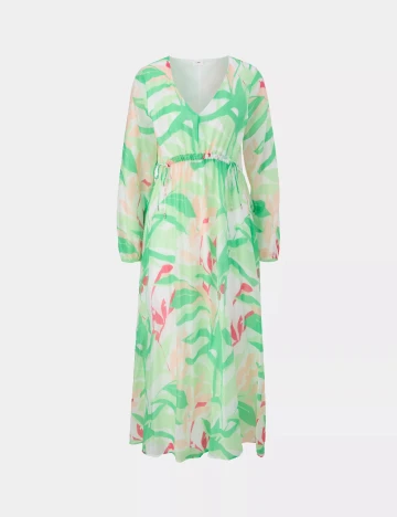 Rochie lunga s.Oliver, verde