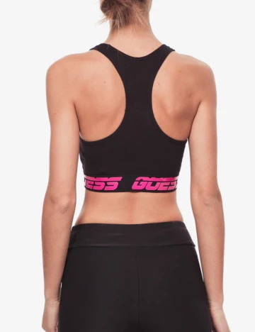 Bustiera Guess, negru Negru