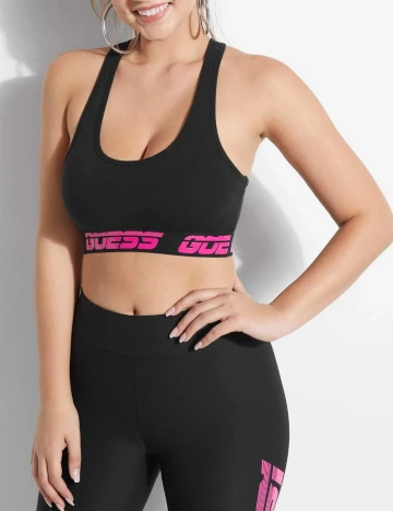 Bustiera Guess, negru Negru