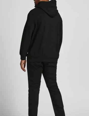 Hanorac Jack&Jones Plus Size Men, negru