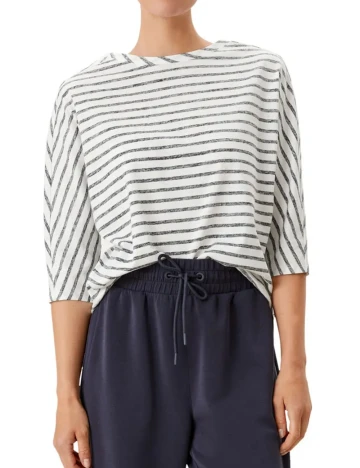 Bluza s.Oliver, alb Alb