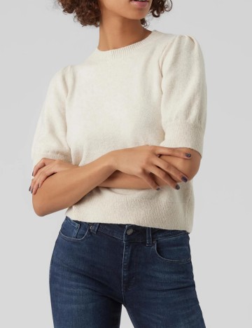Bluza Vero Moda, crem