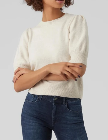 Bluza Vero Moda, crem Crem