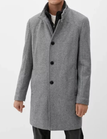 Palton s.Oliver, gri Gri