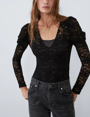 Body Zara, negru Negru