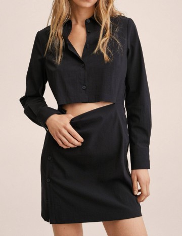 Rochie scurta Mango, negru