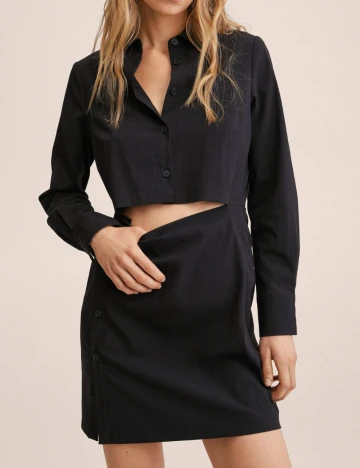 Rochie scurta Mango, negru