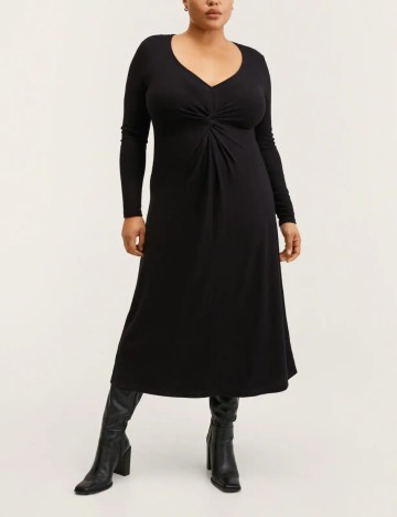 Rochie medie Mango, negru