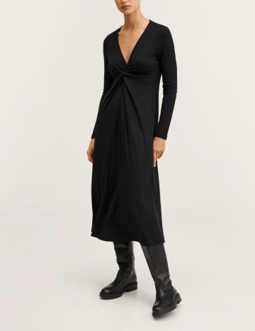 Rochie medie Mango, negru