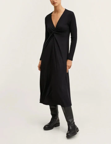 Rochie medie Mango, negru Negru