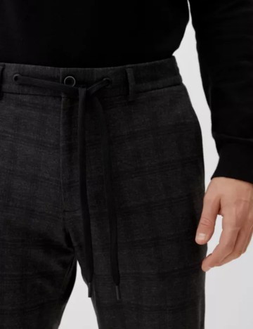 Pantaloni s.Oliver, gri inchis