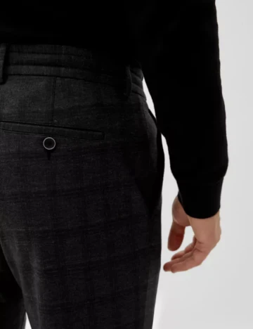 Pantaloni s.Oliver, gri inchis