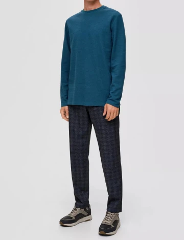 Pantaloni s.Oliver, bleumarin