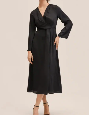 Rochie medie Mango, negru Negru