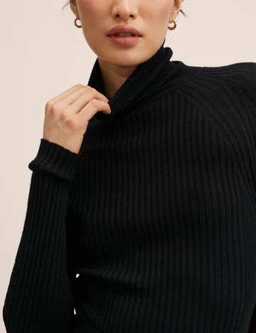 Rochie medie Mango, negru Negru