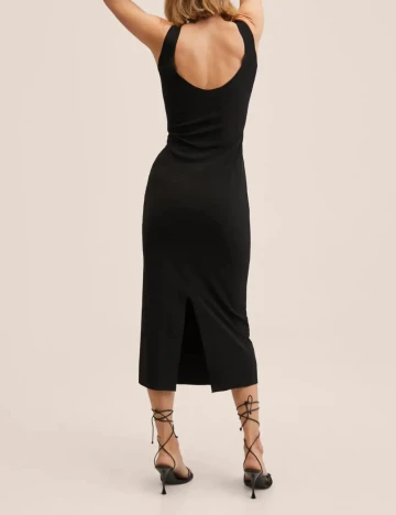 Rochie medie Mango, negru Negru