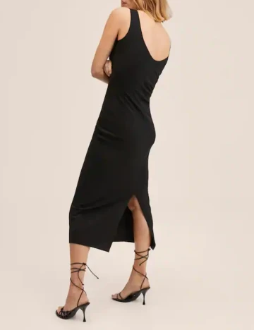 Rochie medie Mango, negru Negru