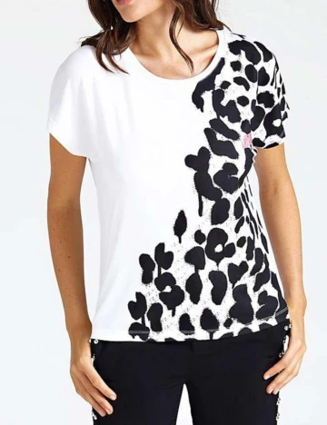 Tricou Guess, alb Alb