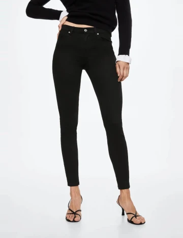 Blugi Mango, negru Negru