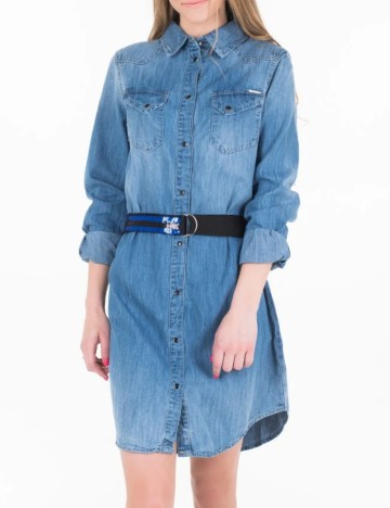 Rochie scurta Guess, albastru