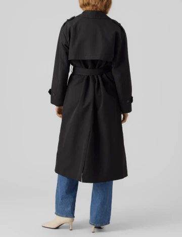 Trench Vero Moda, negru Negru