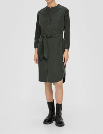 Rochie scurta s.Oliver, verde inchis Verde