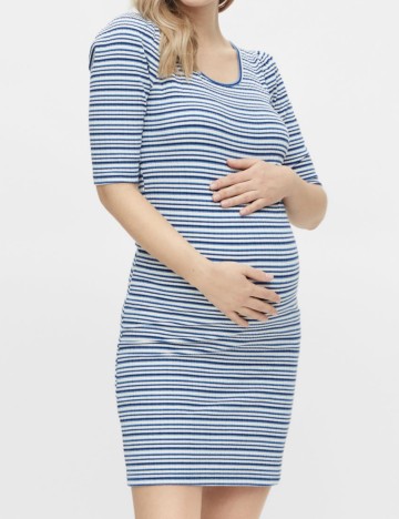 
						Rochie scurta Mamalicious, albastru