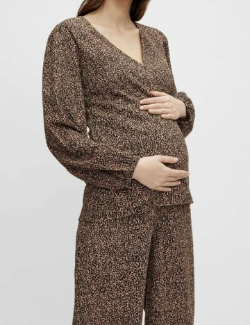 Bluza Mamalicious, maro