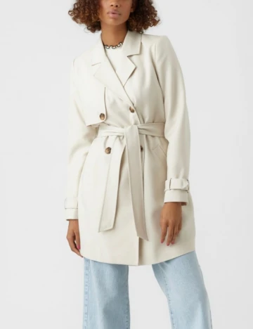 Trench Vero Moda, ecru