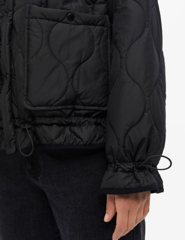 Geaca Oversize Object, negru