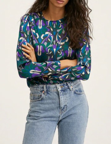 Bluza Mango, verde