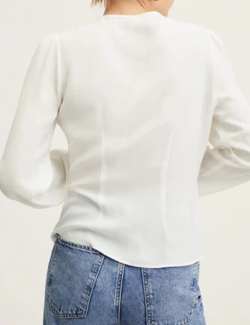 Bluza Mango, alb