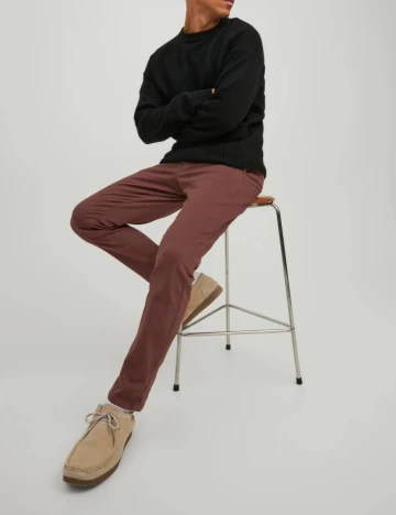 Pantaloni Jack&Jones, maro Maro