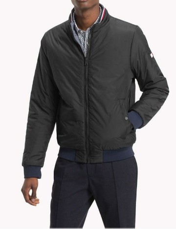 
						Geaca Revesibila Tommy Hilfiger, negru/gri