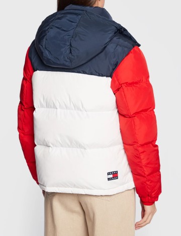 Geaca Tommy Jeans, mix culori