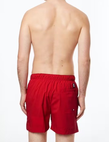 Pantaloni scurti Tommy Hilfiger, rosu