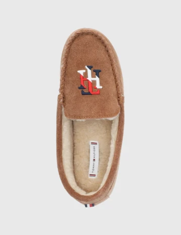 Papuci de Casa Tommy Hilfiger, maro