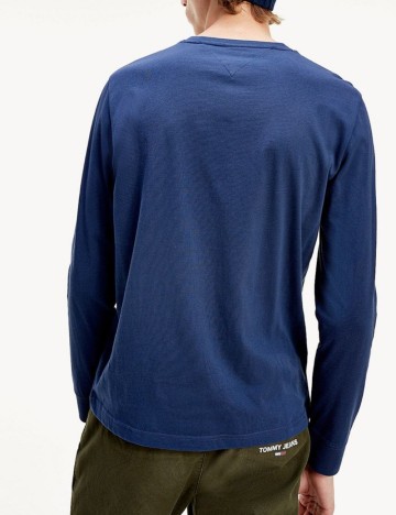 Bluza Tommy Jeans, bleumarin