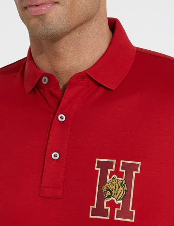 Tricou Tommy Hilfiger, rosu