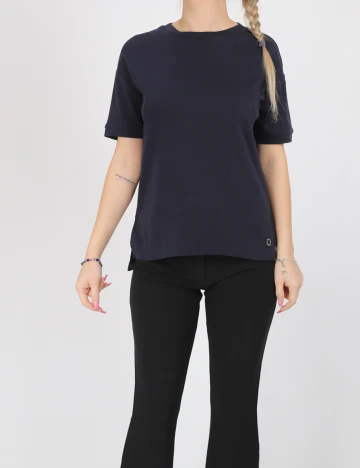 Tricou Comma, bleumarin Albastru