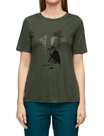 Tricou s.Oliver, verde Verde