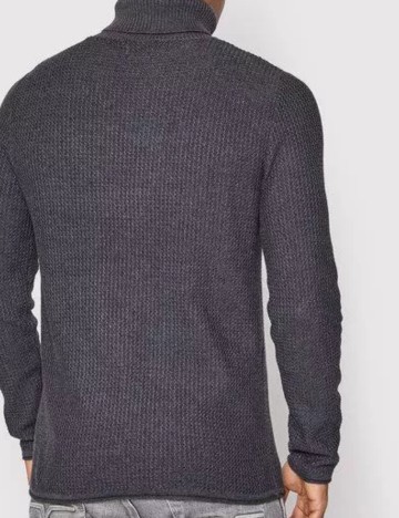 Pulover Jack&Jones, gri petrol