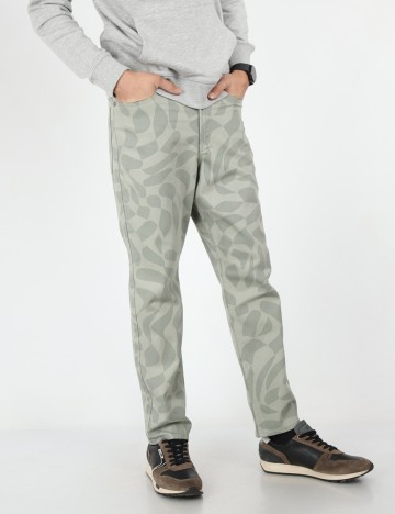 Pantaloni Jack&Jones, verde deschis